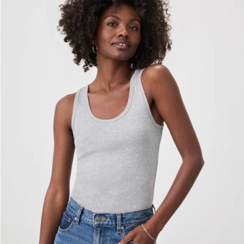 Splendid Classic Heather Light Gray Women's Tank Top XS